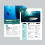 Whale Shark Adoption Factsheets